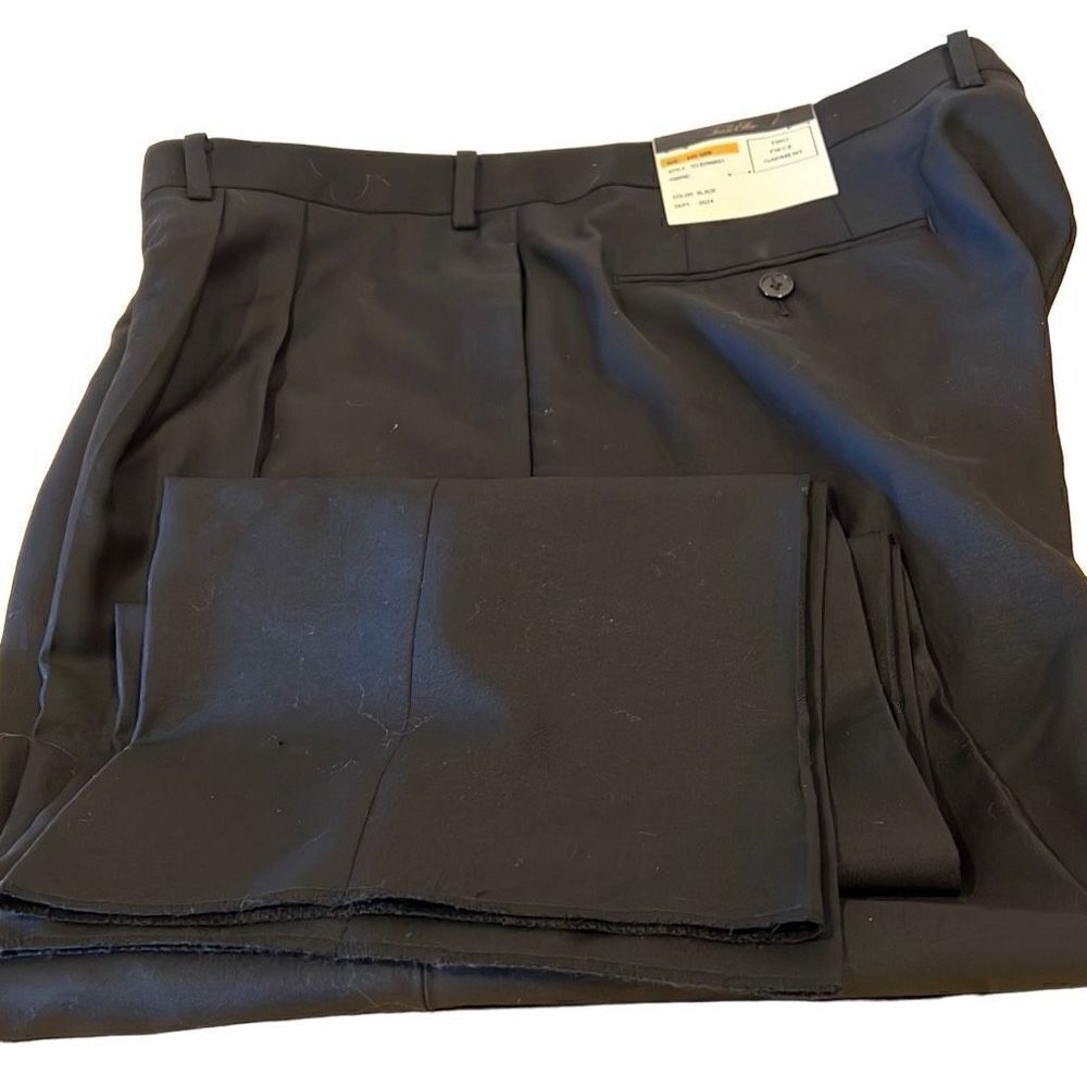 Tasso Elba Black Wool Men’s Dress Pants Sz.38 NWT
